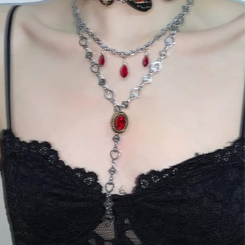 QueenofHeartsLayeredChokerNecklace2