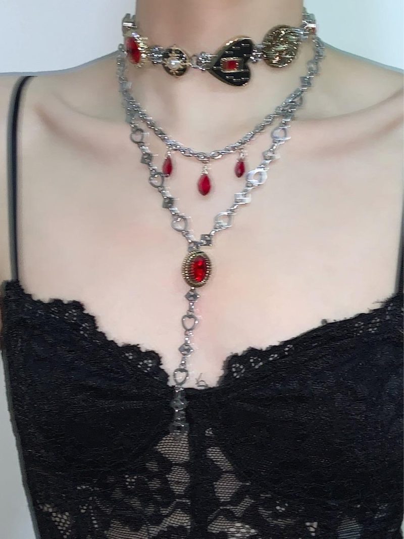 QueenofHeartsLayeredChokerNecklace2