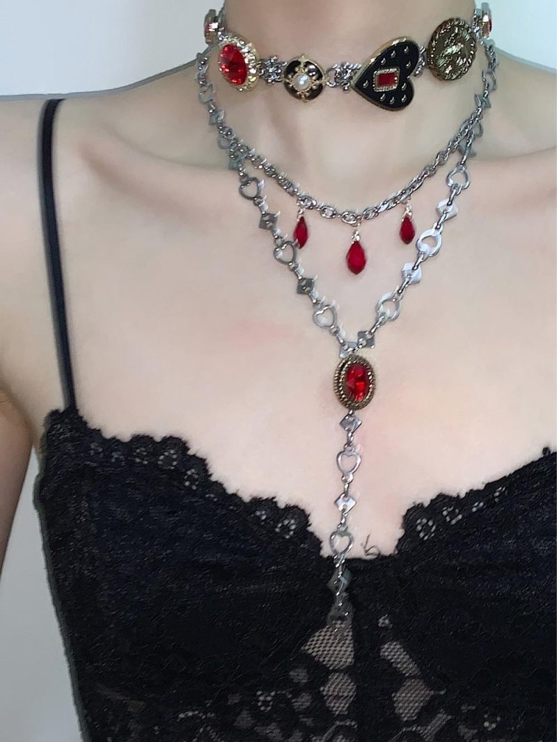 QueenofHeartsLayeredChokerNecklace3