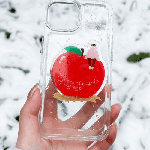 RedApplePrintedPhoneCase5