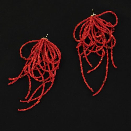 RedBeadedHoopsEarrings3