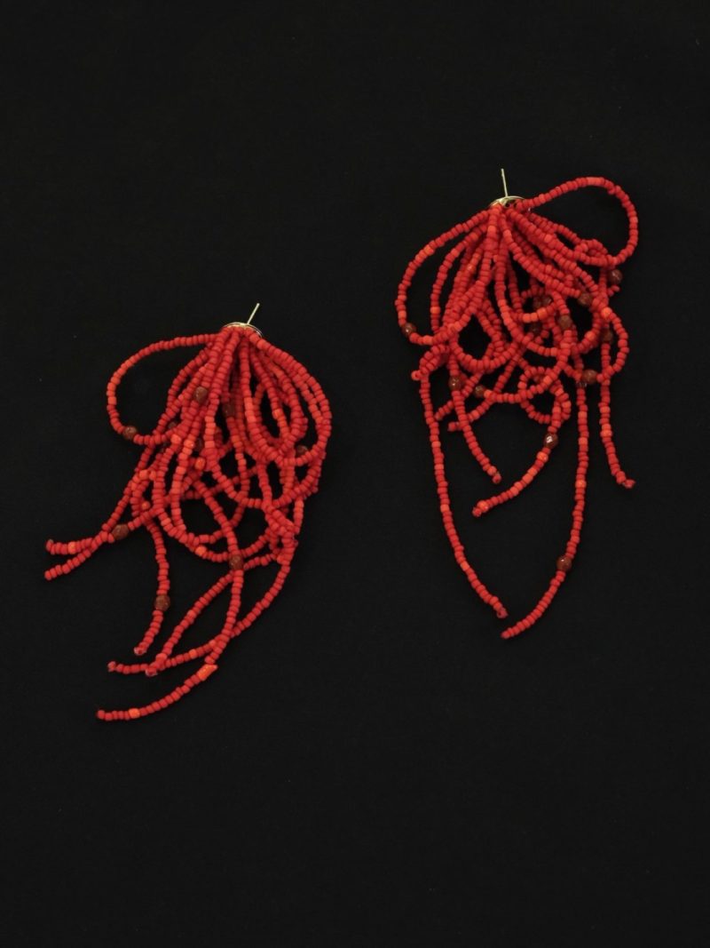 RedBeadedHoopsEarrings3