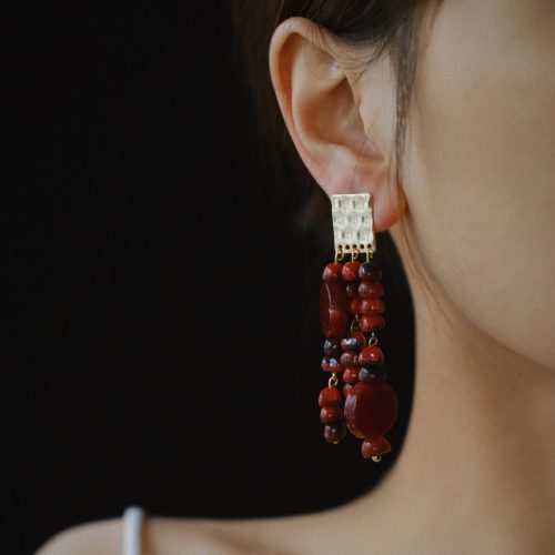 RedBeadedStatementEarrings1 a8eb4350 8561 413a 9f5c 26ada8ea3f82