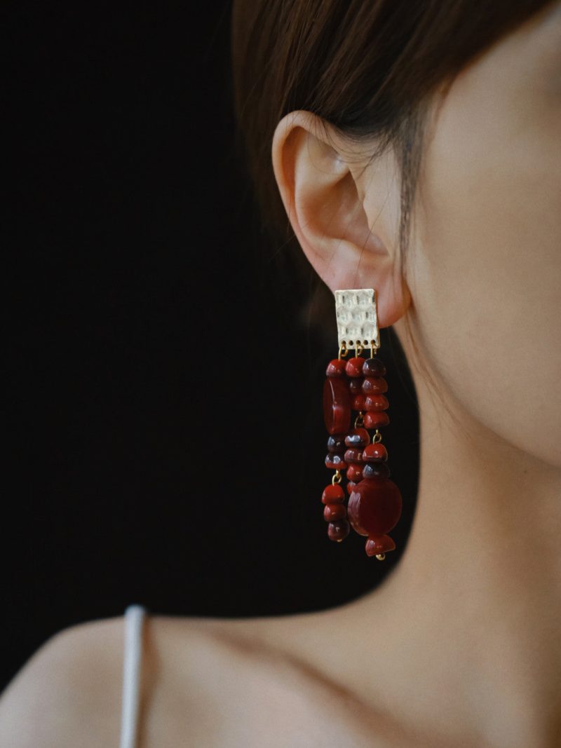 RedBeadedStatementEarrings1 a8eb4350 8561 413a 9f5c 26ada8ea3f82