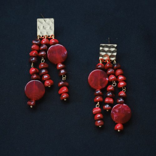 RedBeadedStatementEarrings3 2c9b0dd2 fcfd 44f1 8fbc d67b3b5575a6