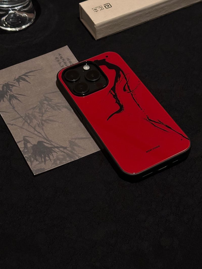 RedCalligraphyPhoneCase5