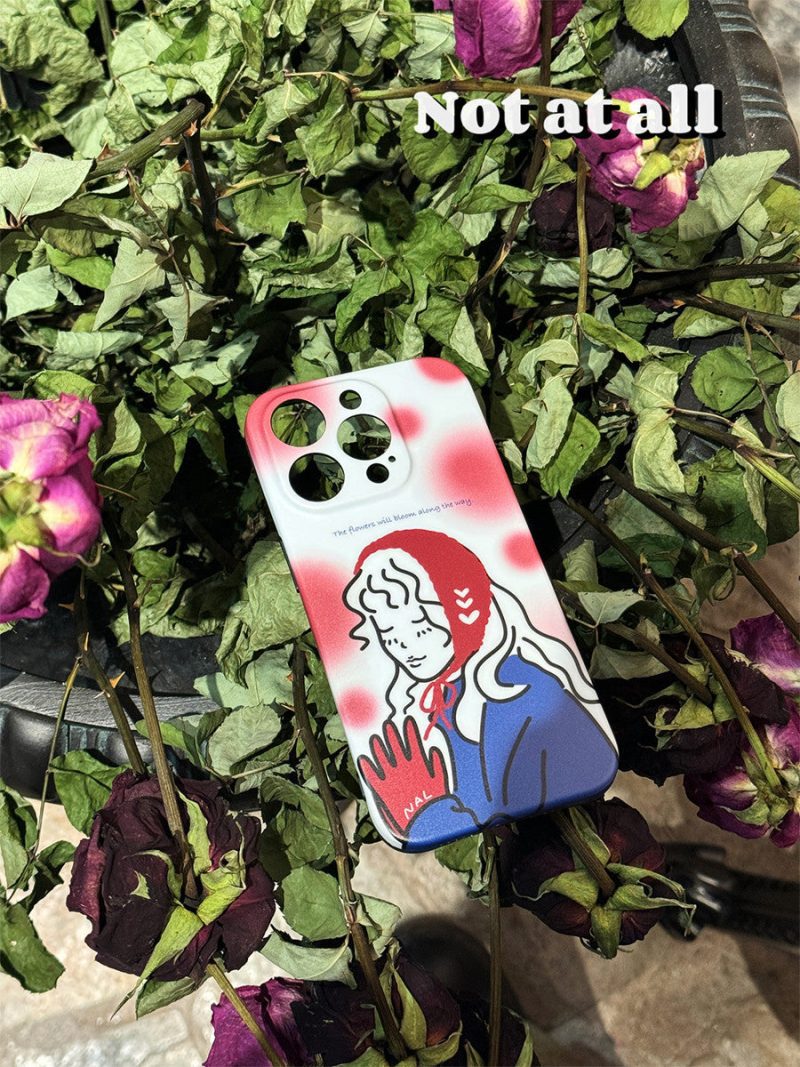 RedHatGirlPrintedPhoneCase1