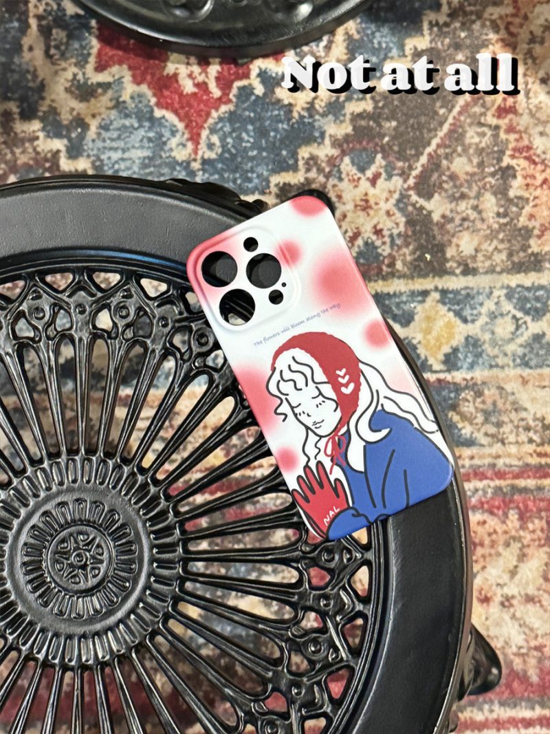 RedHatGirlPrintedPhoneCase3