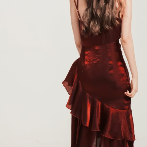 RedRoseSleevelessTieredMermaidMaxiDress9