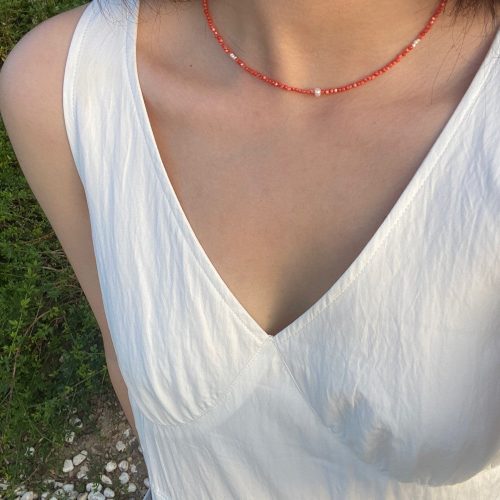 RedShellBeadedPearlNecklace3