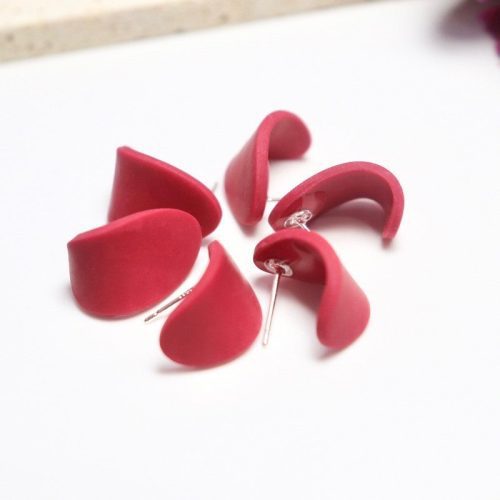 RedWhitePolymerClayEarrings2