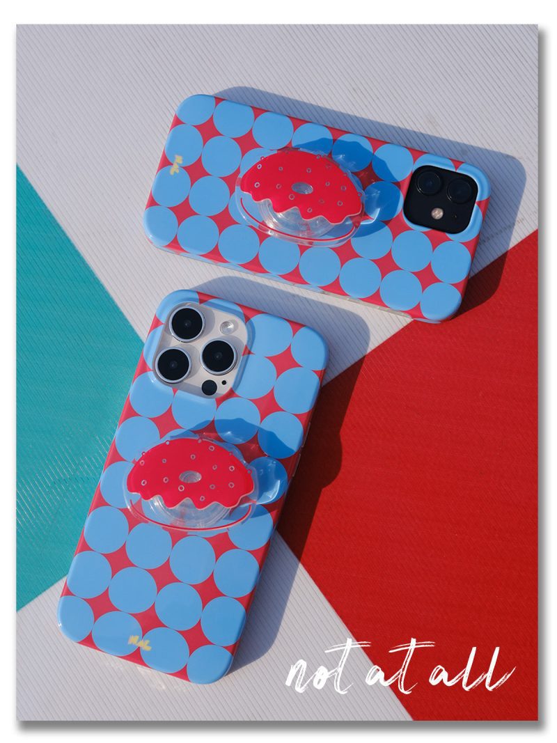 RedandBlueCirclePrintedPhoneCase6