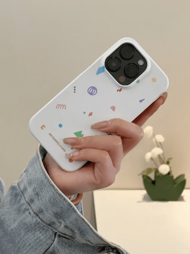 RibbonPrintedAestheticPhoneCase3