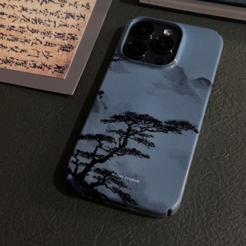 Samsung PineChineseBrushPaintingPhoneCase4