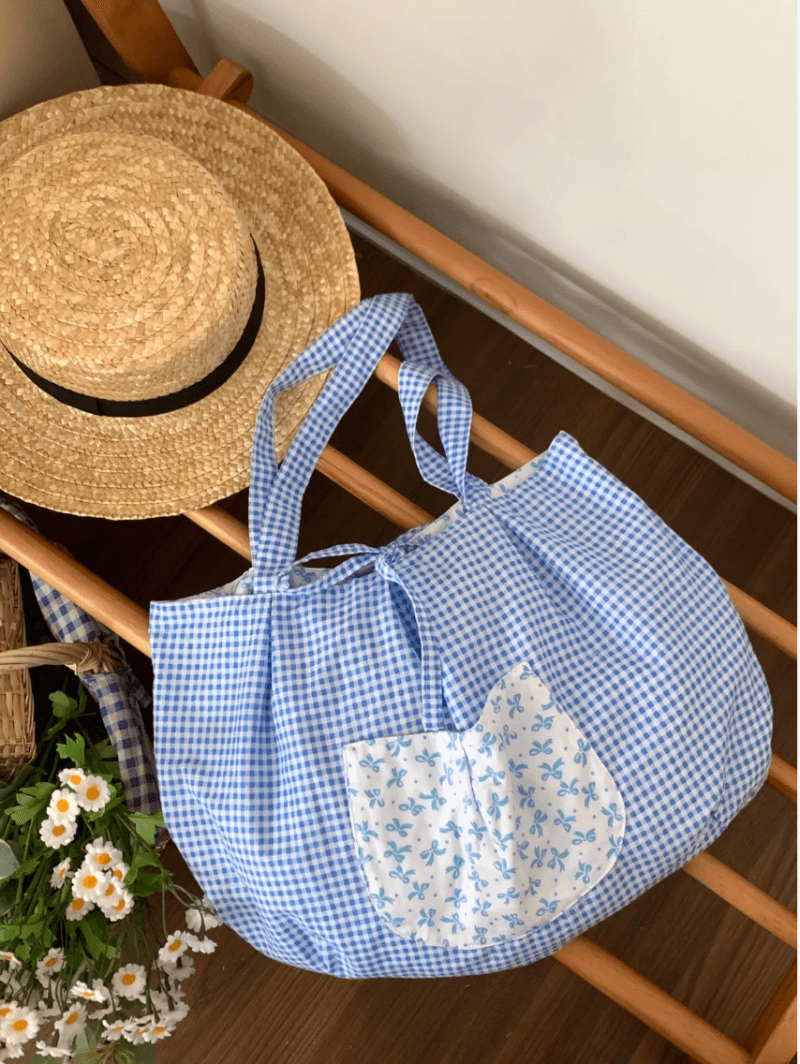 SeaSaltBubblesFloralPrintedDoublefaceToteBag3