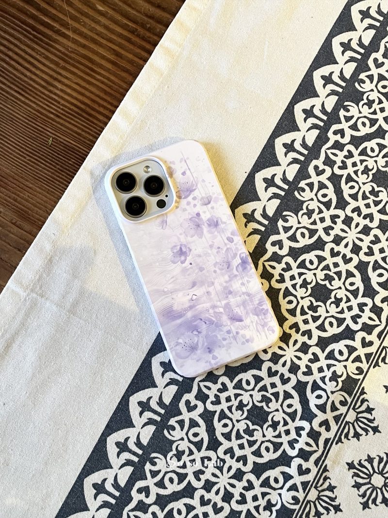 SeaofPurpleFlowersPrintedPhoneCase2