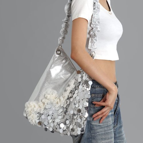 SilverSequinsCatShoulderBag1