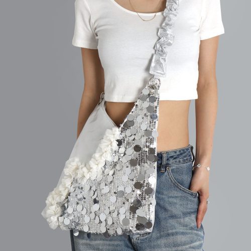 SilverSequinsCatShoulderBag3