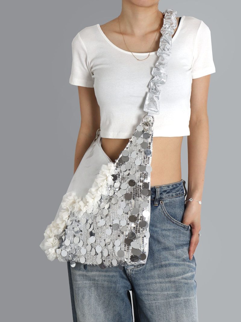 SilverSequinsCatShoulderBag3