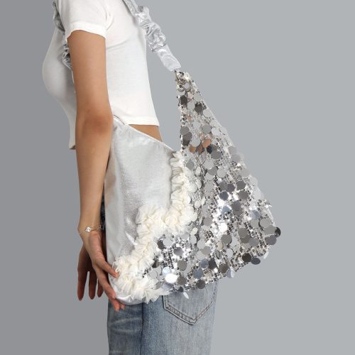 SilverSequinsCatShoulderBag4