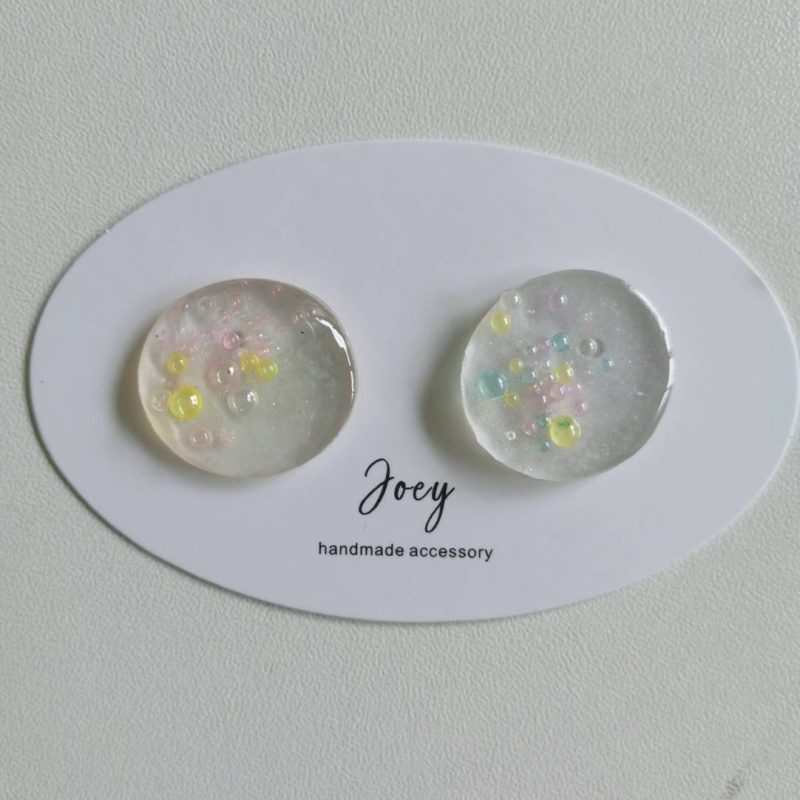 Simple Handmade Resin Studs1