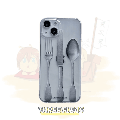 Simpleclearphonecase tableware