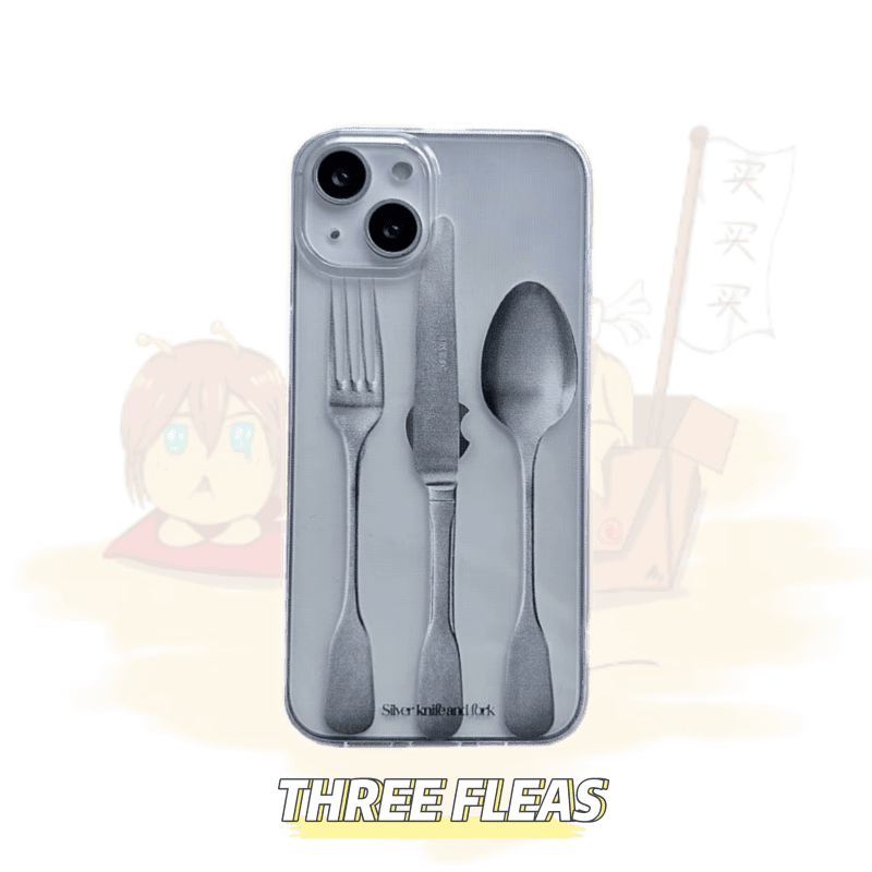 Simpleclearphonecase tableware