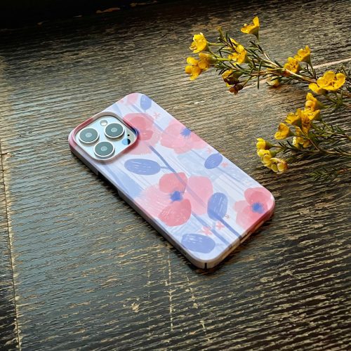 SketchingBloomingFlowerPrintedPhoneCase4