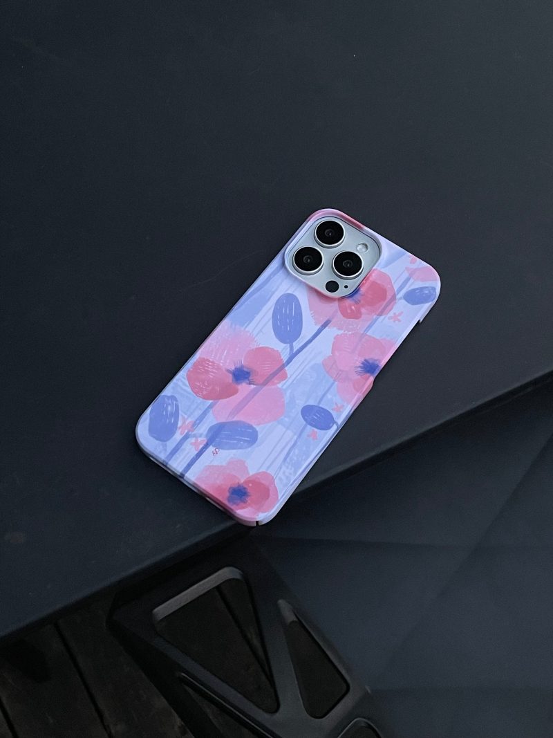 SketchingBloomingFlowerPrintedPhoneCase5