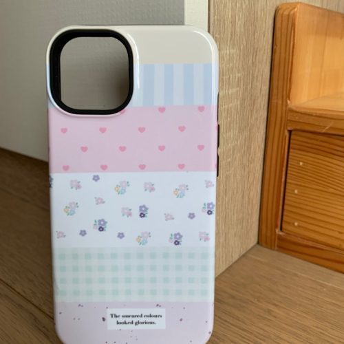 SmallFlowerPrintedDoubleLayerPhoneCase2