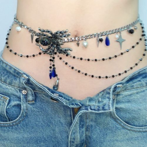 SpiderLadyTasselLayeredWaistChain4