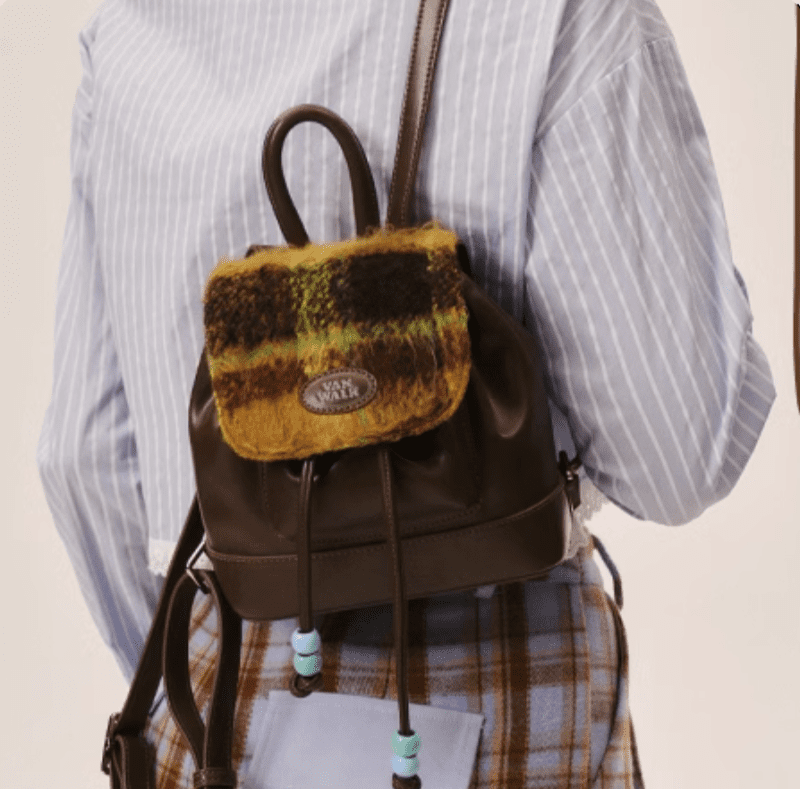 Spring Pasture Cowboy Drawstring Mini Backpack9