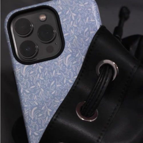 StarSummerBluePrintedDoubleLayerPhoneCase2