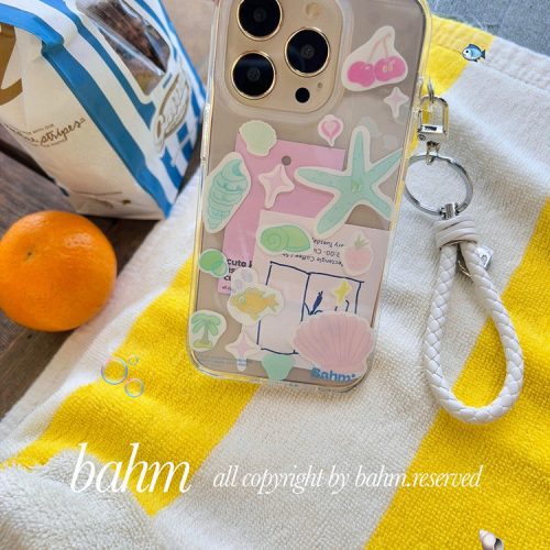 StarfishPrintedClearPhoneCase10