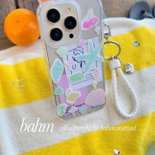 StarfishPrintedClearPhoneCase13