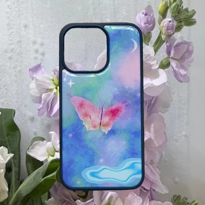 StarrySkyButterflyPrintedPhoneCase1