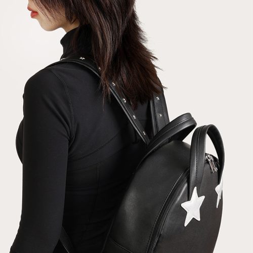 StarsPatchLeatherBackpack4