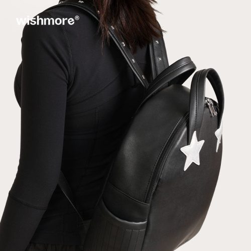 StarsPatchLeatherBackpack8