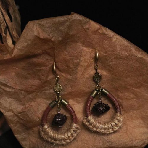 StatementHempRopeEarrings1