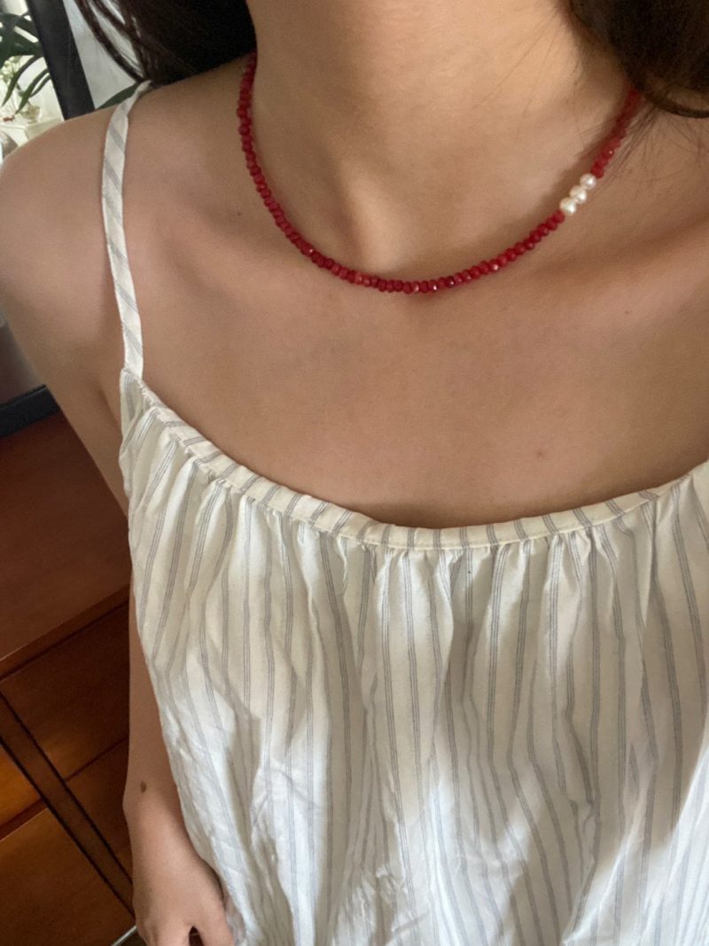 StrawberryJadeBeadedNecklace2