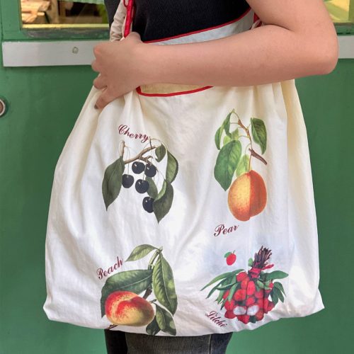 SummerFruitsPrintedEco FriendlyReusableShoulderBag6