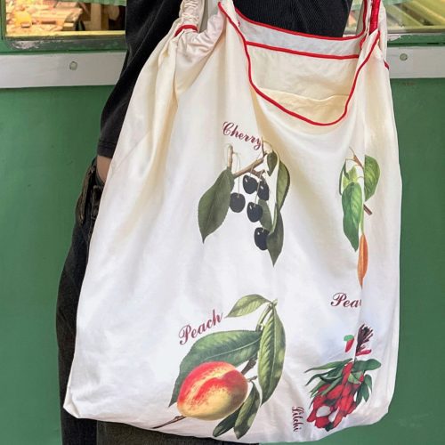 SummerFruitsPrintedEco FriendlyReusableShoulderBag7