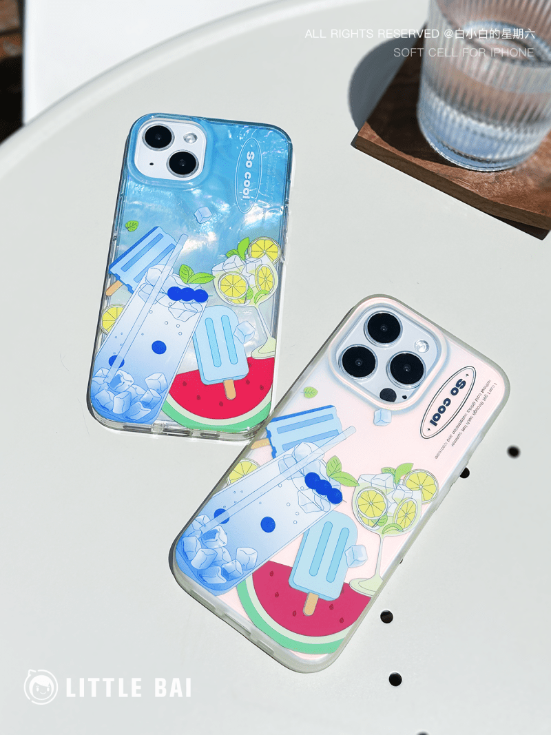 SummerIcedDrinkPrintedPhoneCase1