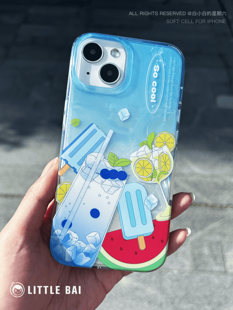 SummerIcedDrinkPrintedPhoneCase2