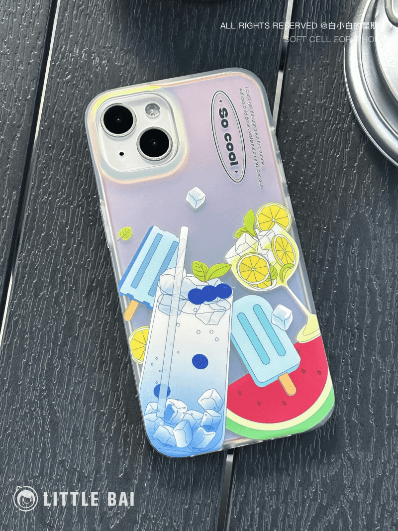 SummerIcedDrinkPrintedPhoneCase3