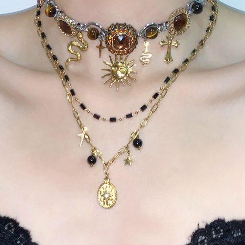 SunPendantButtonsLayeredChokerNecklace1 477d9e7d 61ea 4404 a516 e4384b72a6da