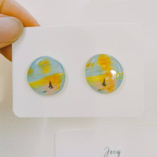 SunriseImpressionHandmadeShrinkPlasticStuds5