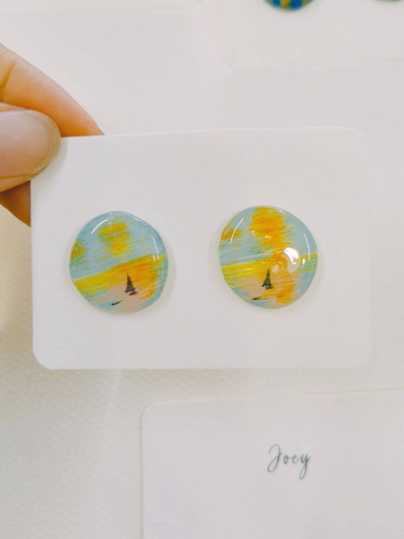 SunriseImpressionHandmadeShrinkPlasticStuds5