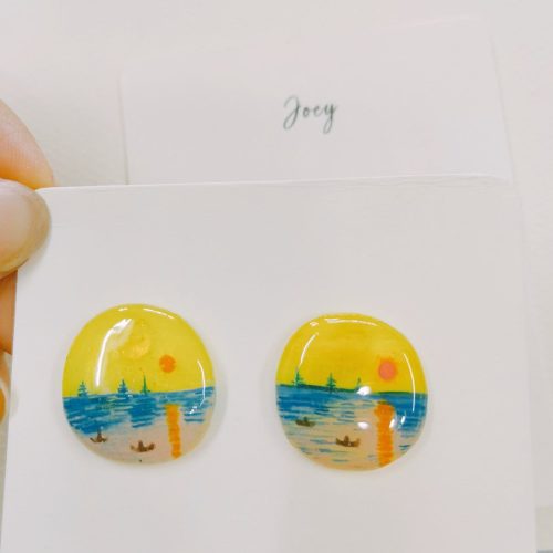 SunriseImpressionHandmadeShrinkPlasticStuds8