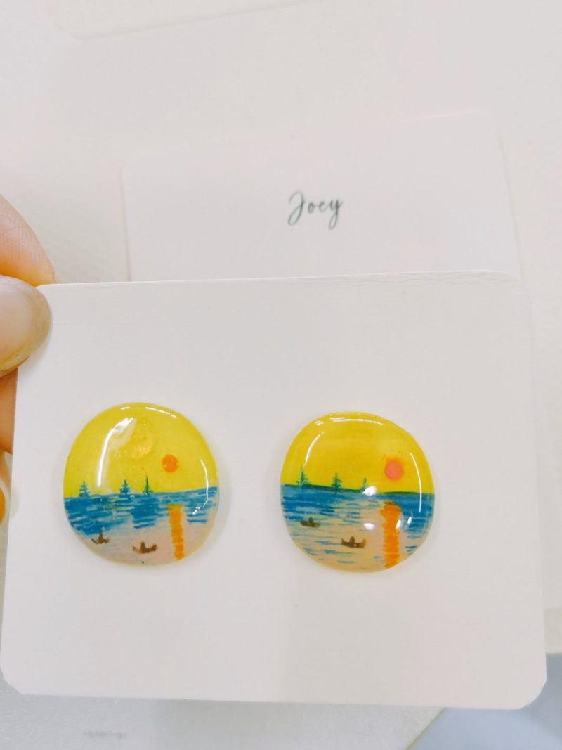 SunriseImpressionHandmadeShrinkPlasticStuds8